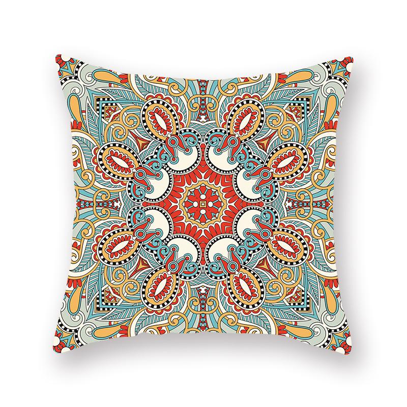 Wish Ethnic Style Mandala Digital Printing Car Office Cushion