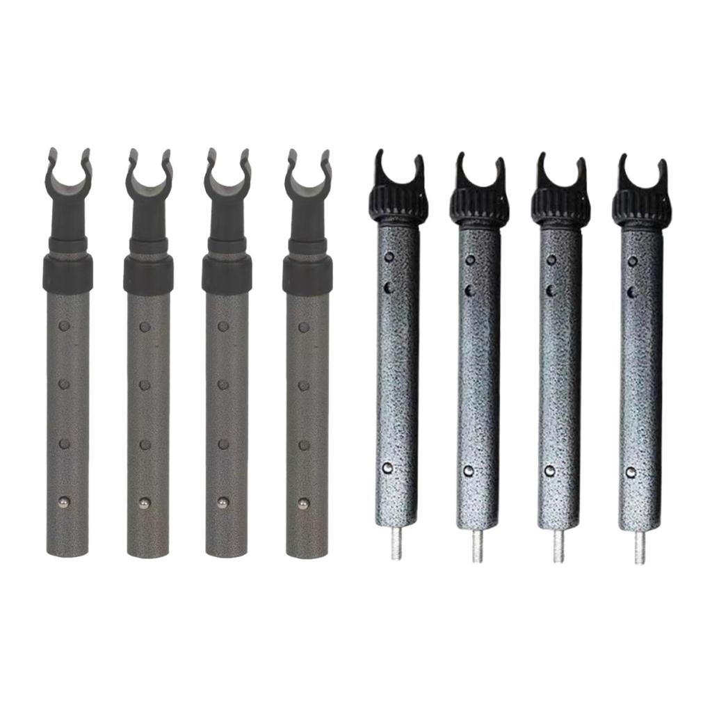 4Pcs Camping Cart Table Support Rod Holder for Trolley Backpacking Hiking
