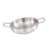 Korean Ramen Cooking Pot with Handle Stainless Steel Fast Heating Convenient Noodle Pot for Soup Small Hot Pot
