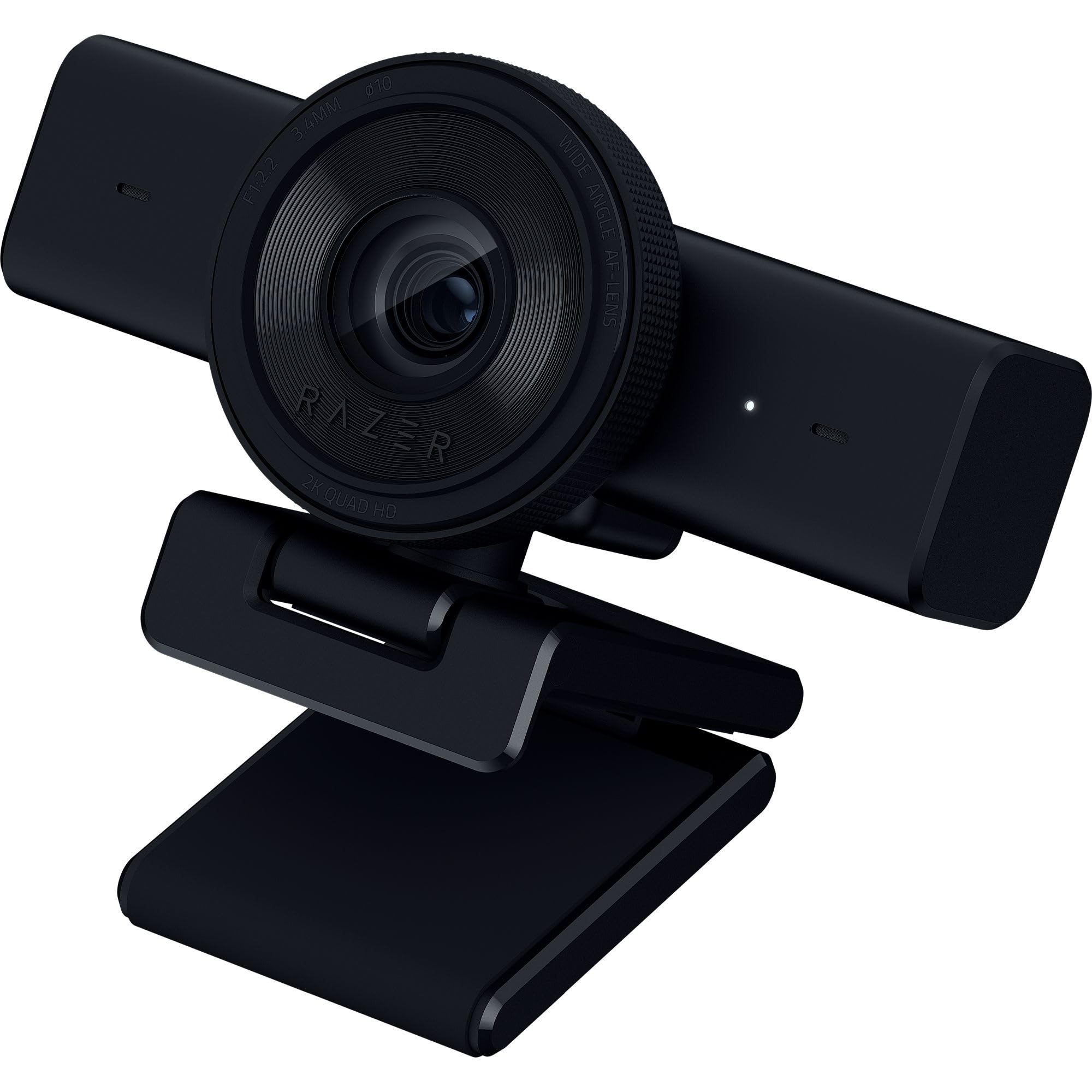 

Razer Kiyo V2 X Streaming Webcam 1440p 60 FPS Fast and Accurate MP Privacy Quick and Easy Software OBS Xsplit Japanese Distributor HD, Autofocus, чорний