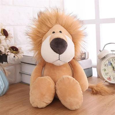 Bichos de pelúcia brinquedos de pelúcia bonecas macias selva leão elefante tigre cachorro raposa macaco veado crianças presente bebê crianças brinquedos de hobby