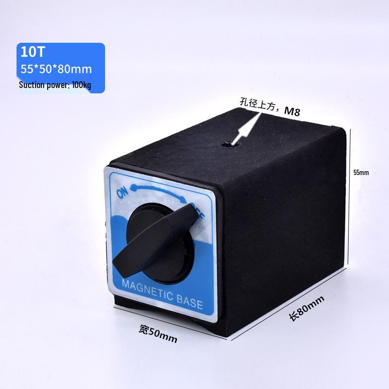 V-Shaped Magnetic Base Stand for Wire EDM, Strong Magnet with Triangular Design in Sizes 6T-12T