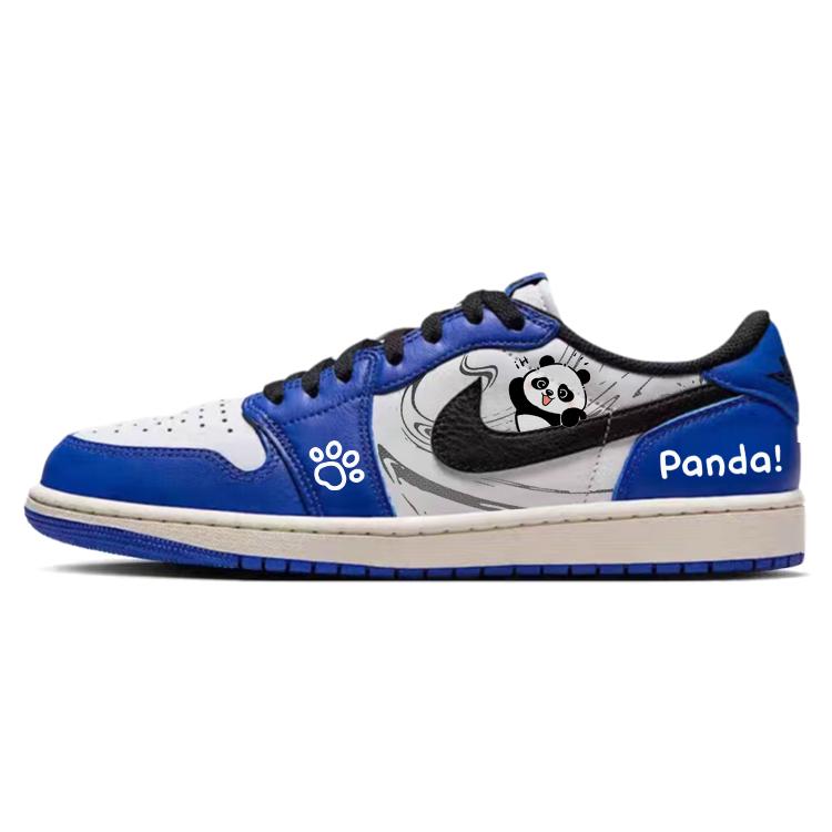 

Jordan Air Jordan 1 Vintage Basketball Shoes Unisex Low top White/Blue CZ0790-140(Team366-) 44.5