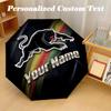 Penrith Panthers Automatic 8‑ribs Umbrella, Custom Name Text Personalized Folding Umbrella Rain Sun Gift