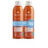 SUN SYSTEM SPF50+ genomskinlig spray dry touch förpackning 2 x 200 ml