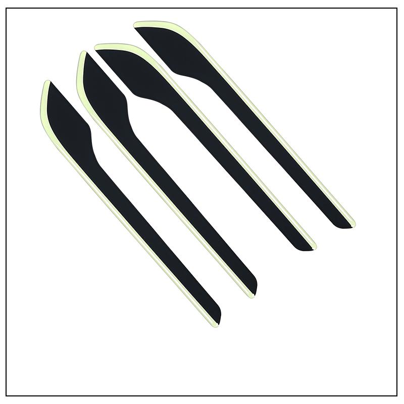 For Tesla Model 3 Y Noctilucent ABS Styling Decor Accessories modelY 2023 Carbon Fiber Car Door Handle Cover Protector