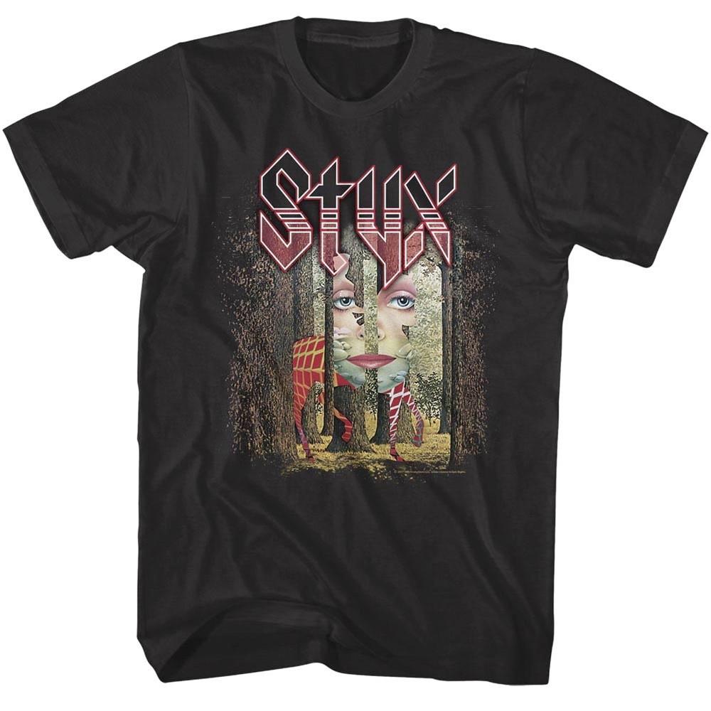 Styx Grand Illusion Men's T Shirt Rock Band Album Cover Concert Tour Music Merch