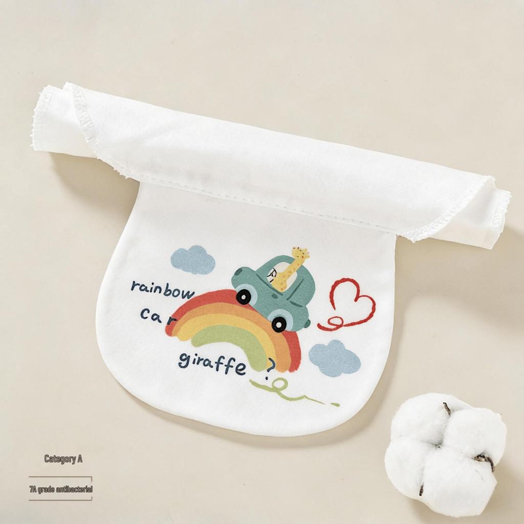 6-Layer Pure Cotton Sweat-Absorbent Towel for Children - Summer Kindergarten Gauze Anti-Sweat Back Pad