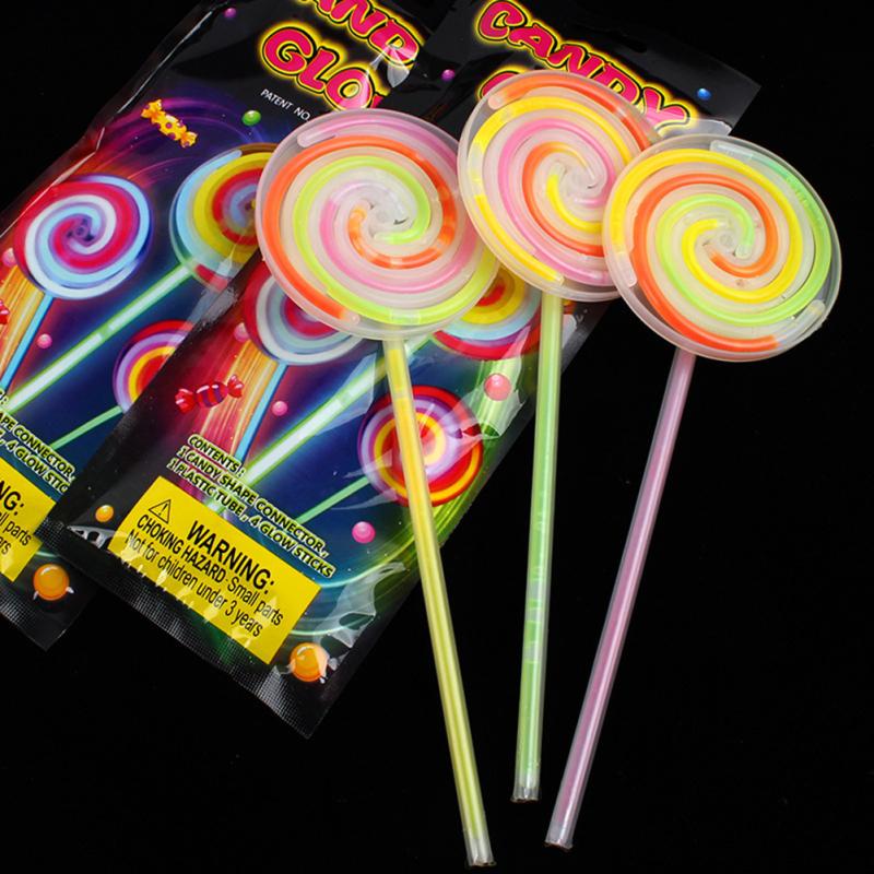 Blinkende Lollipop Stick Led Fee Zauberstab Glow Party Liefert Glowing Spielzeug Pädagogisches Spielzeug Weihnachten