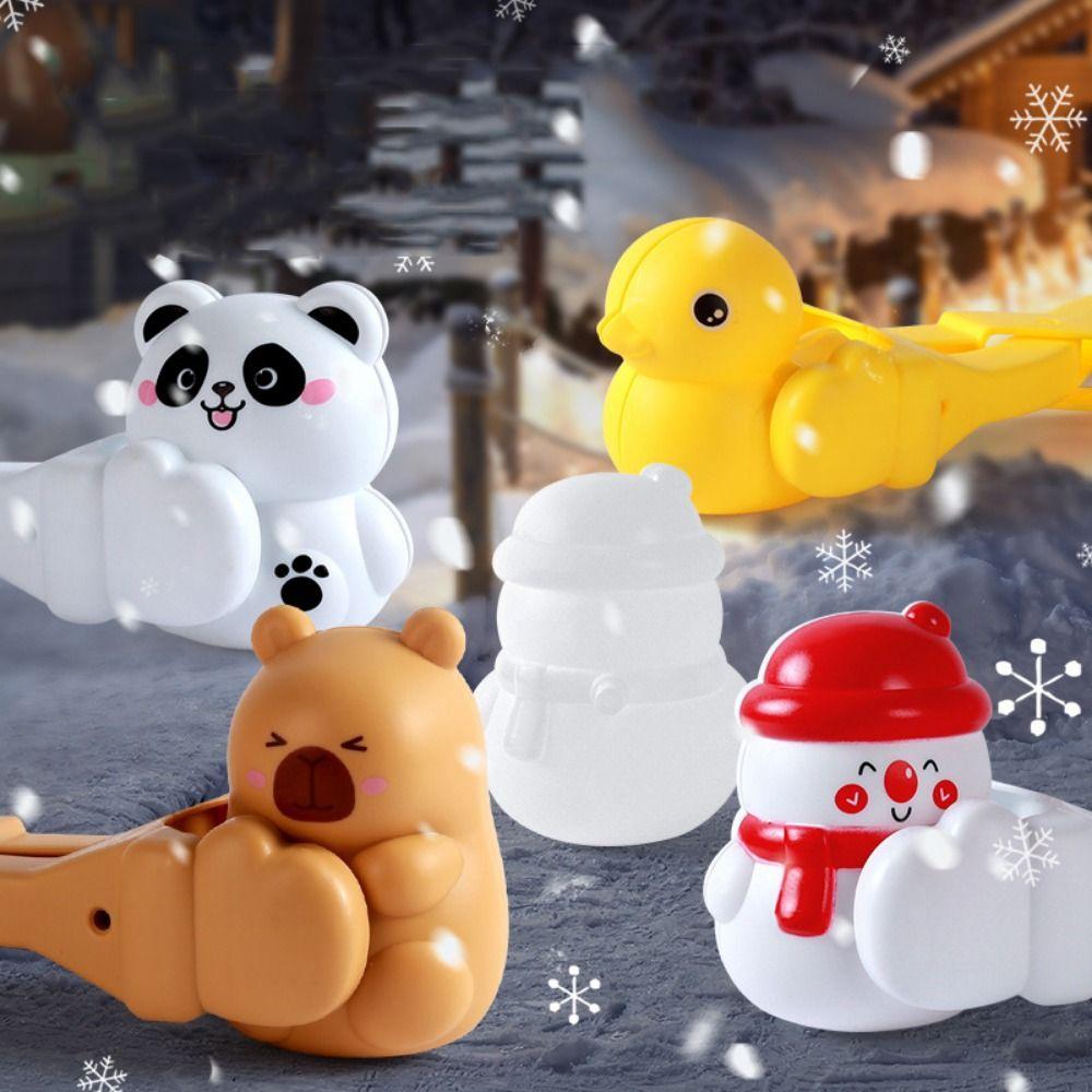 

Capybara Snow Duck Ball Making Tool Panda Snow Sand Ball Making Molds Snow and Beach Duck