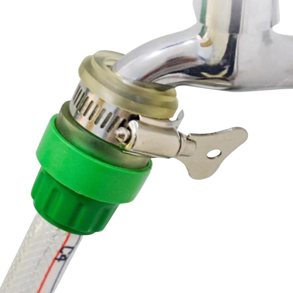 Plastic Home Hose Faucet Adapter, Garden Hose Water Pipe Quick Connector Hose Fitting Car Washing Garden Irrigation Connector