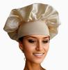 Shower Wide Brim Elastic Satin Hair Care Cap - Women's Sleep, Salon, and Shower Use