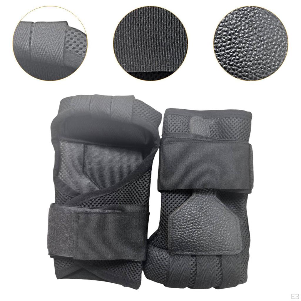1 Pair Half Finger Boxing Gloves Training Palm Opening Adjustable Closure Polyester Material