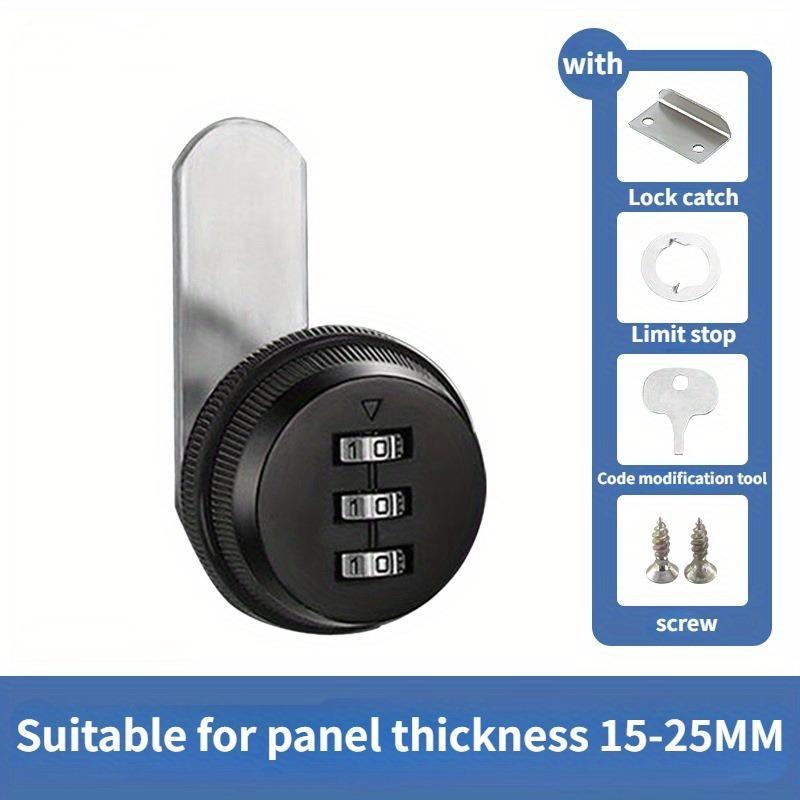 Password Swivel-tongue Lock Changing Locker Lock Drawer Lock Sauna Cabinet Mailbox Anti-theft File Cabinet Lock Mechanical Combination Lock