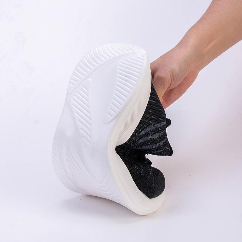 Shoes men's 2025 spring new fly-woven mesh breathable single shoes foreign trade soft sole comfortable casual shoes men's shoes