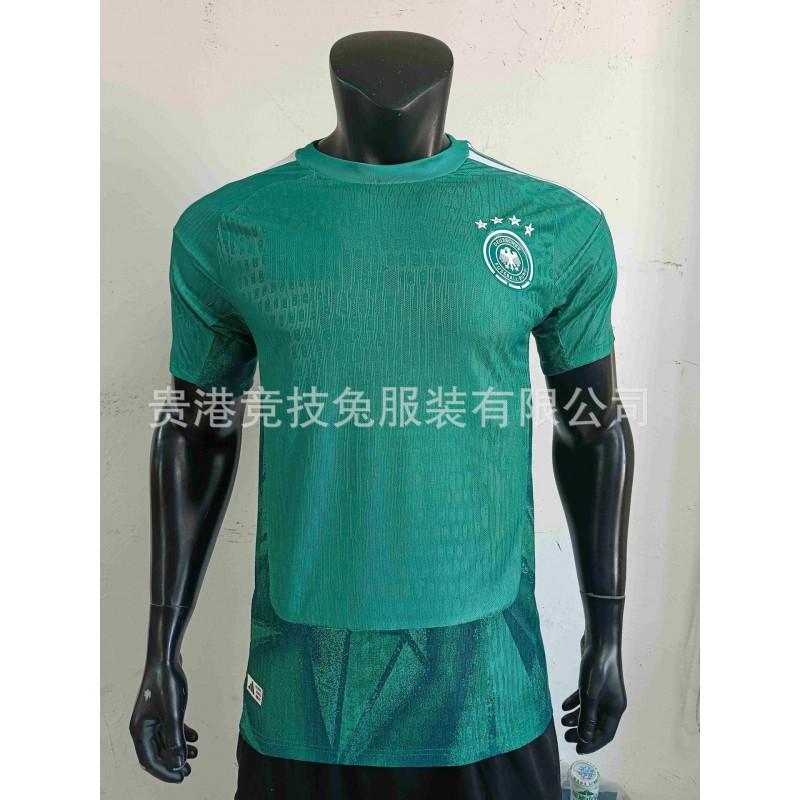 2425 Italy Home Thai Jersey Blue Background Olive Pattern Chiesa Short-sleeved Ice-sensitive Quick-drying