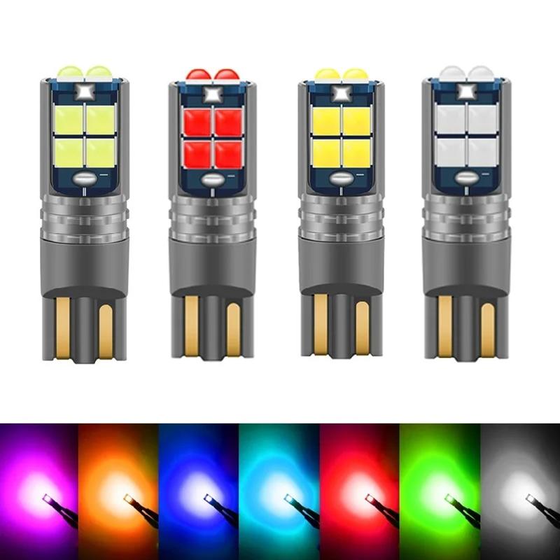 2/10Pcs T10 W5W 6SMD 3030 Super Bright LED Canbus No Error Car Interior Reading Dome Lights Auto Parking Lamp Wedg