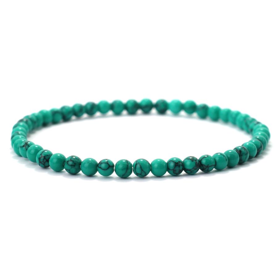Minimalist Elegance 4/6/8/10/12mm Blue Turquoises Stone Bracelet Men Women Meditation Yoga Beaded Braslet Valentine Day Braclet