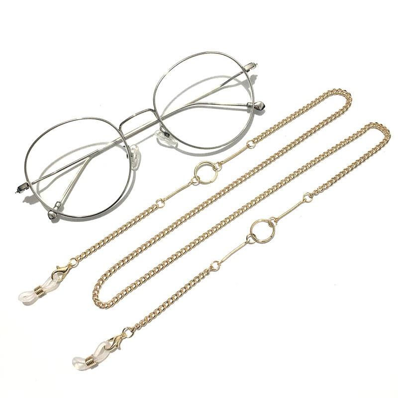 Fashion Pearls Sunglasses Chains Women Gold Eyeglasses Chains Sunglasses Holder Necklace Eyewear Retainer Cordon Hombre