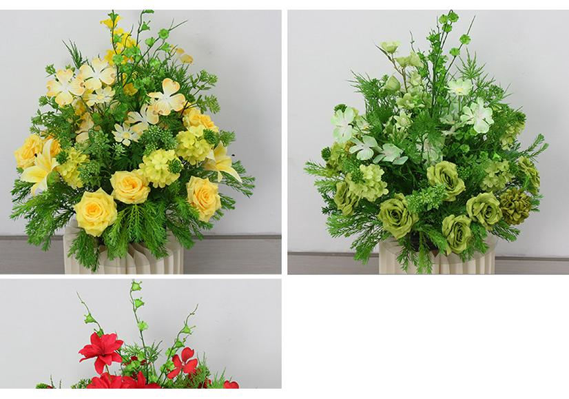 Soft Rubber Simulation Flowers for Wedding, Proposal, and Exhibition Decoration