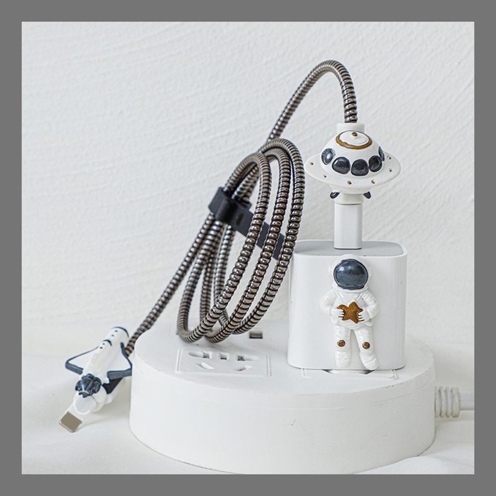 Geeignet für Apple Datenkabel Schutzhülle Ladegerät 20W Schnellladung bruchsicher Kabelaufwickler Niedliches Blume Tier Fortgeschritten