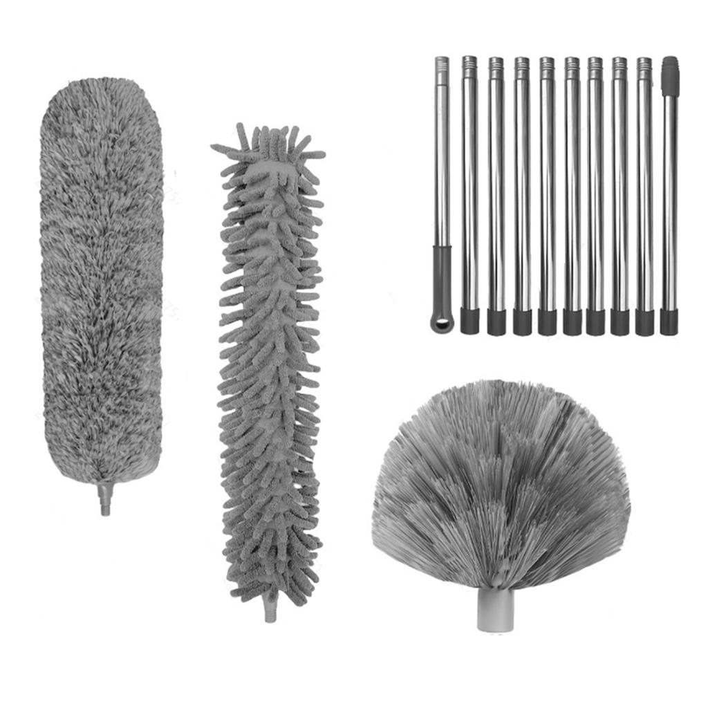 New Multifunctional Microfibre Brush Gap MopTelescopic Washable Duster Long Extendable for Spider Web Remover Dust Cleaning