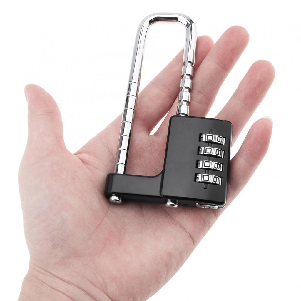 Combination Padlock Adjustable Shackle Lock Cabinet Lock Stainless Steel Locker Lock Code