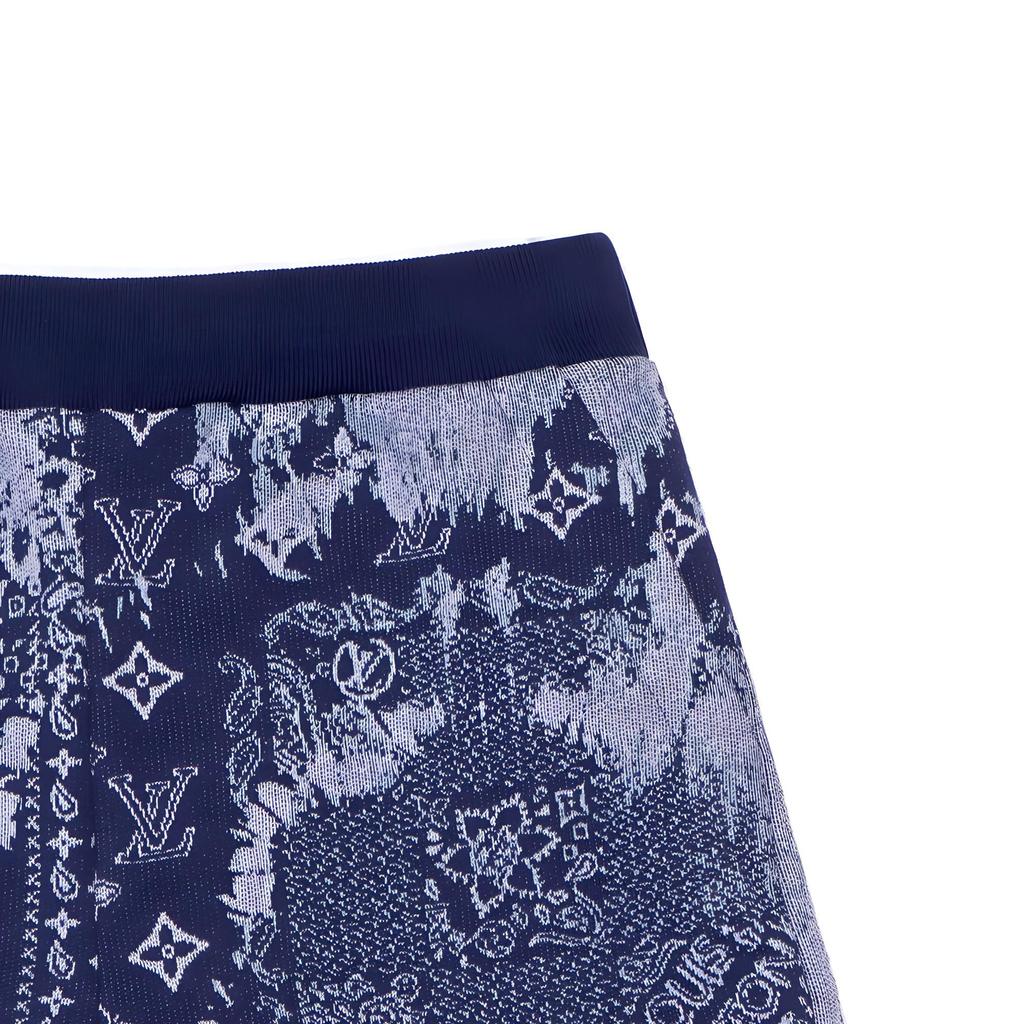 LOUIS VUITTON Casual Shorts Men's Blue 1AA5E8