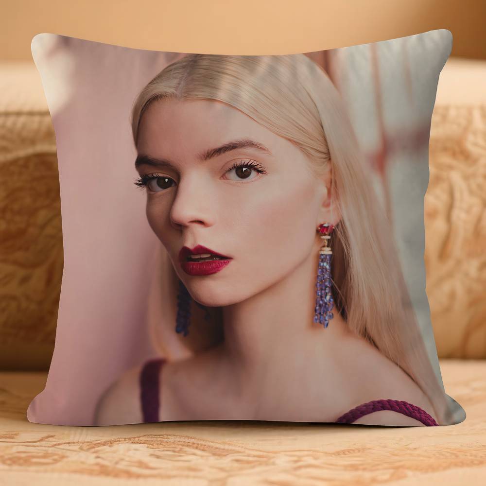 

А-Аня Тейлор-Джой Дизайн Клен Наволочка Счастливый Осенний Урожай Декор Праздничный Декор Наволочка 16x16Inch