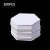 100Pcs Hexagon Templates For Patchwork Paper Quilting Sewing Craft DIY Six Sizes