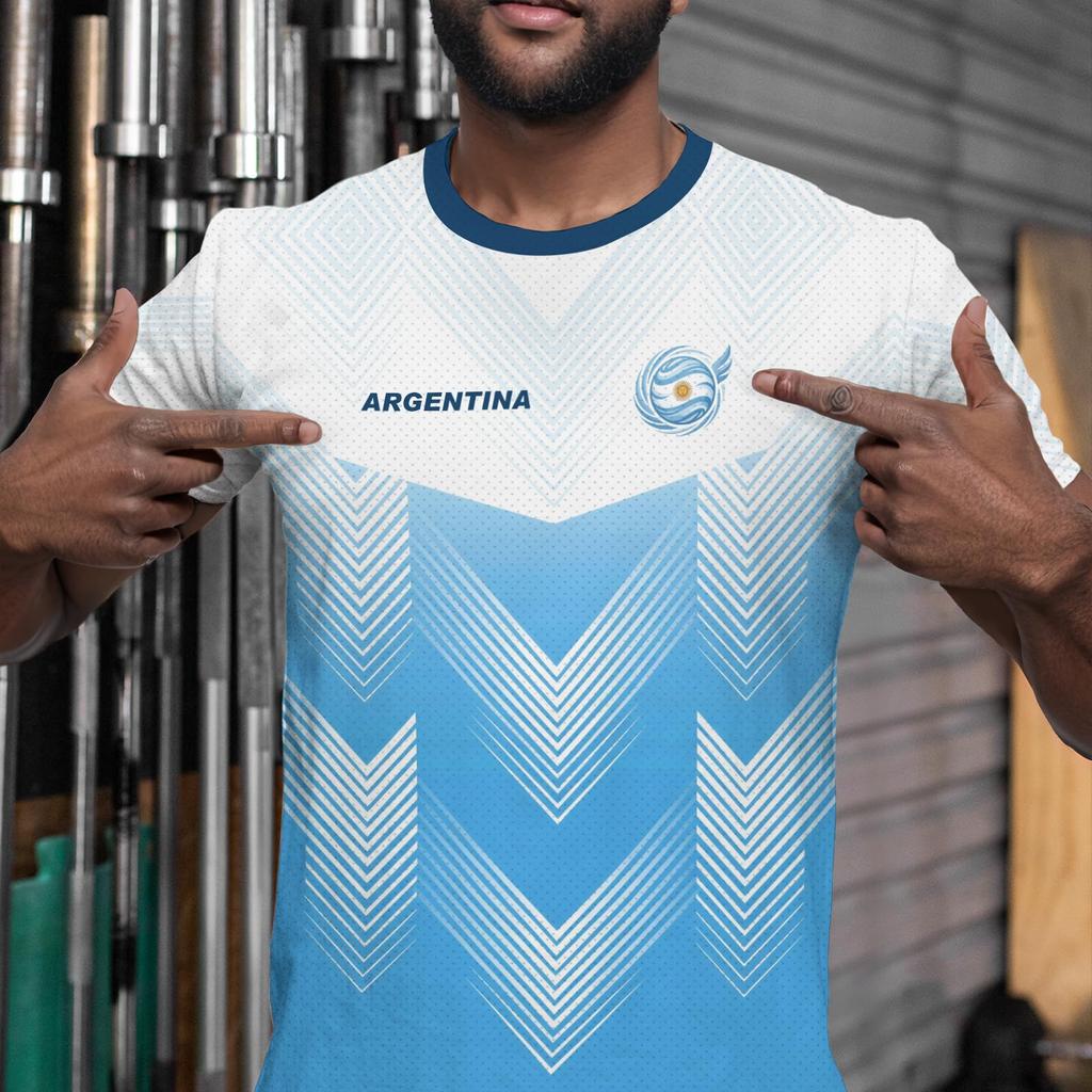 Unisex International Soccer Fan Retro Street Style Jersey Lightweight Breathable Fabric Comfortable Fit Short Sleeve Shirt