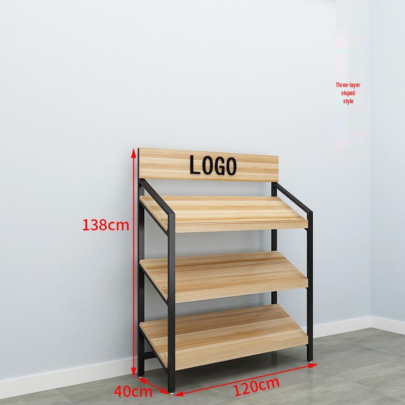 Slanted Multi-Layer Display Rack for Snacks, Jewelry, and Shoes