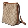 Gucci GG Emblem Logo Coated Fabric Bucket Bag Mini Women bags Beige Dark-Brown 847090-FAEUC-9758