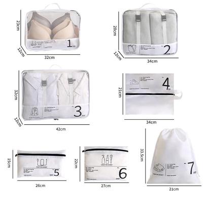 7-Piece Travel Storage Bag Set