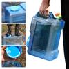 15/18/19/20/22/24/25L Car Water Bucket Large Capacity Drinking Water Bucket with Faucet Portable Car Water Bucket Driving Pure