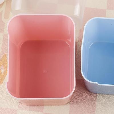 Large Capacity Pen Holder Solid Color Desktop Storage Box Creative Pencil Organizer Simple Stationery Box Office Supplies