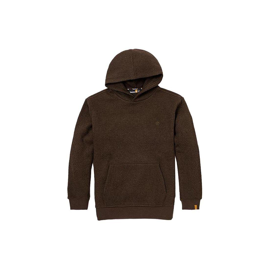 Timberland Outdoor Remix Special Series Solid Color Outdoor Hooded Pullover Sweatshirt Unisex sweatshirt Dark-Brown A5US7-243 L