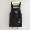 Waterproof Kitch Apron Cartoon Cooking Smock Portable Chef Apron  for Home Kitchen