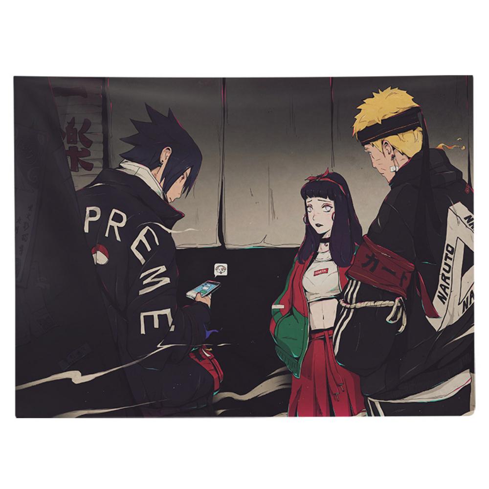 Living Room Background Cloth, Bedroom Hanging Cloth, Japanese Cartoon Anime Tapestry, Room Wall Carpet