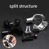 Motorcycle Handlebar Clamp Mirror Mount Base Bracket Holder Stand Multifunctional, Aluminum for Customized Viewing Angle