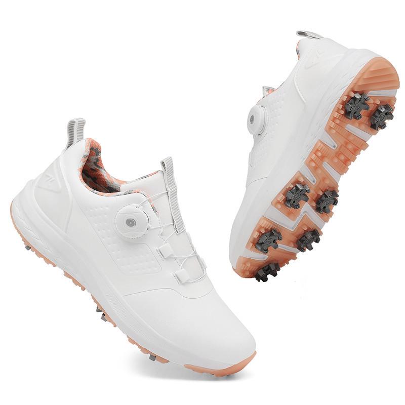 New Waterproof Spiked Golf Shoes - Men's & Women's Comfortable, Breathable Sports Footwear