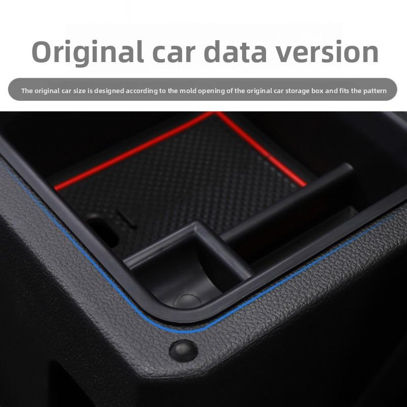 For Volkswagen VW T-Cross 2018~2025 Car Console Armrest Storage Box Sundries Tidying Layered Organizer Tray Interior Accessories