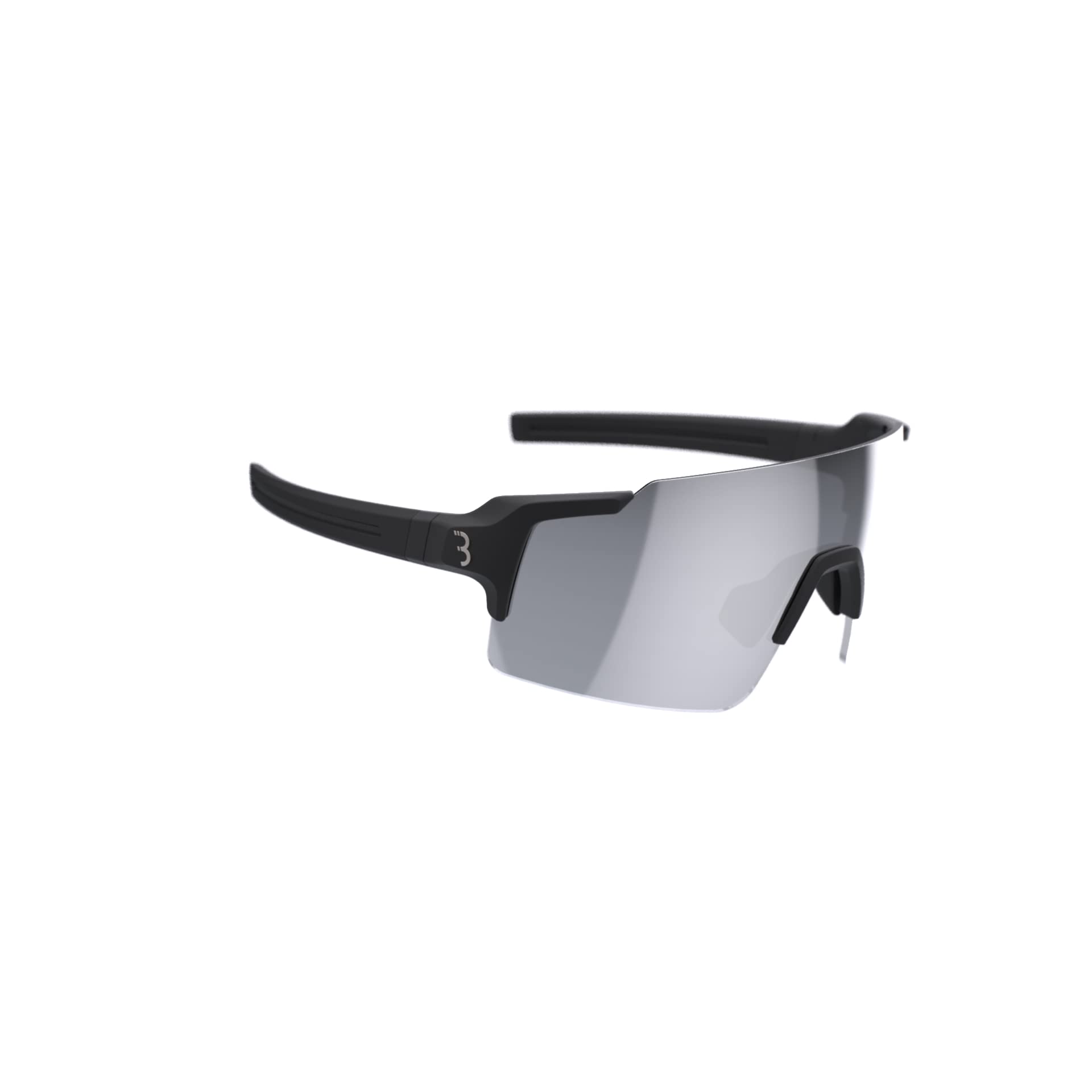 

BBB Full View HC Sports Smoke Silver Matte Sunglasses, Mirror, Black, BSG-70
