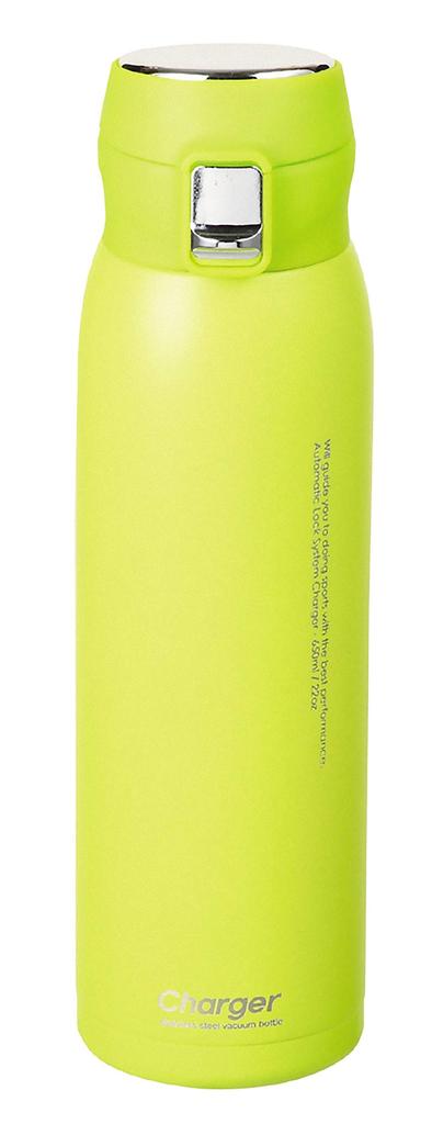 Pearl Metal Citron Yellow 650ml Lightweight One-Touch Sports Mug Charger HB-4772