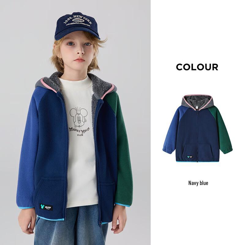 Disney Kids' Color-Block Fleece-Lined Winter Jacket