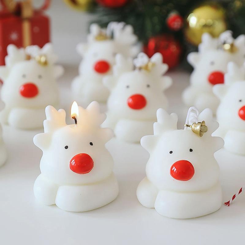 

Reindeer-Shaped Christmas Scented Candles: Festive Souvenir Gifts & Ornaments