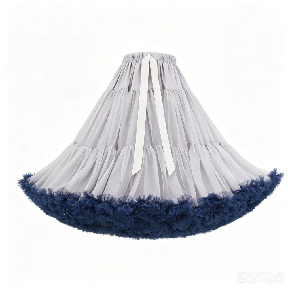 Super Puffy Petticoat Boneless Design Knee Length Petticoat Boneless Underskirt Rockabilly Styling