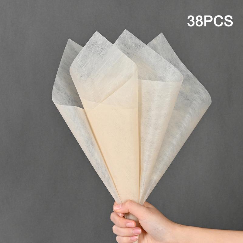 Flower Packaging Paper Translucent Milk Cotton Lining Paper For Florist Wrapping Bouquet Wedding Soft Colorful Decorative Paper