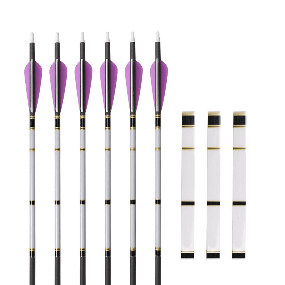 15Pcs Pfeil Schwanz Aufkleber Bogenschießen Carbon Aluminium Praktisch Neu 15Pcs Pfeil Schwanz Aufkleber Bogenschießen Carbon Aluminium Praktisch Neu