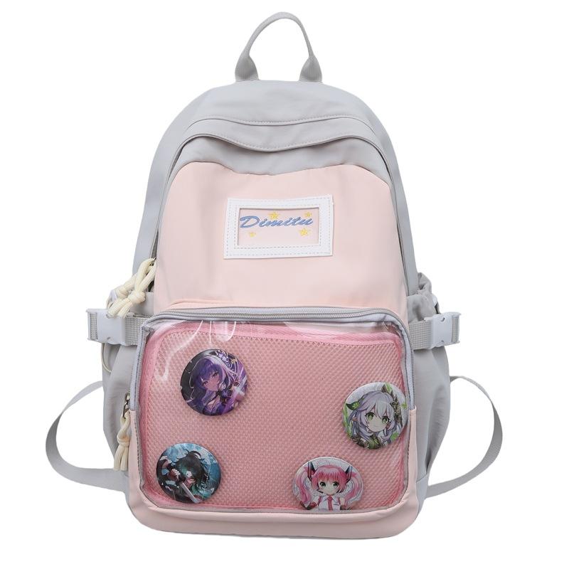 Large Capacity Casual Student Backpack Backpack for Class Junior High School Student Schoolbag Female